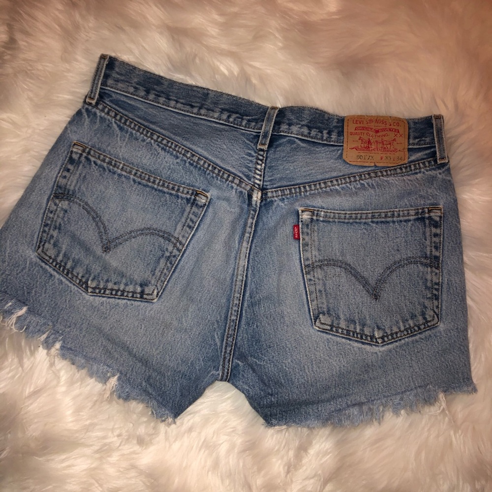 Levi’s Distressed Shorts